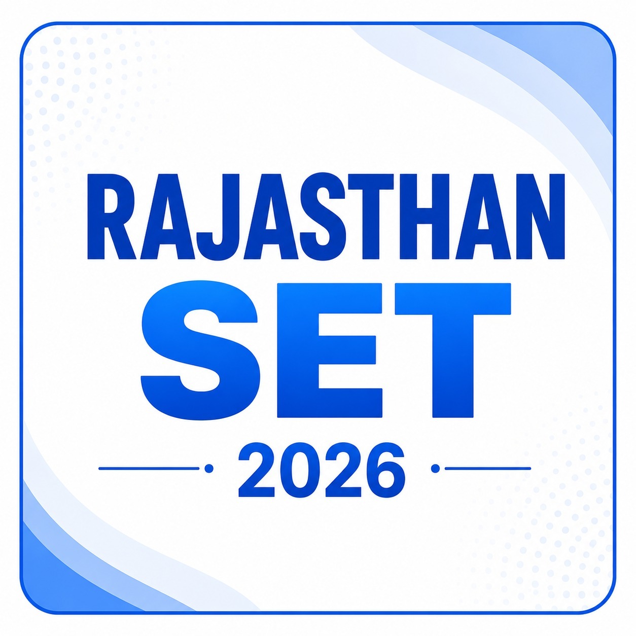 Rajasthan SET-2026